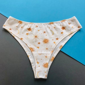 Women&#39;s Cotton Tanga Panties, Eco Cotton, Breathable, Comfortable Underwear, Gift for Her, Ladies Lingerie, Sustainable, Ethically Made