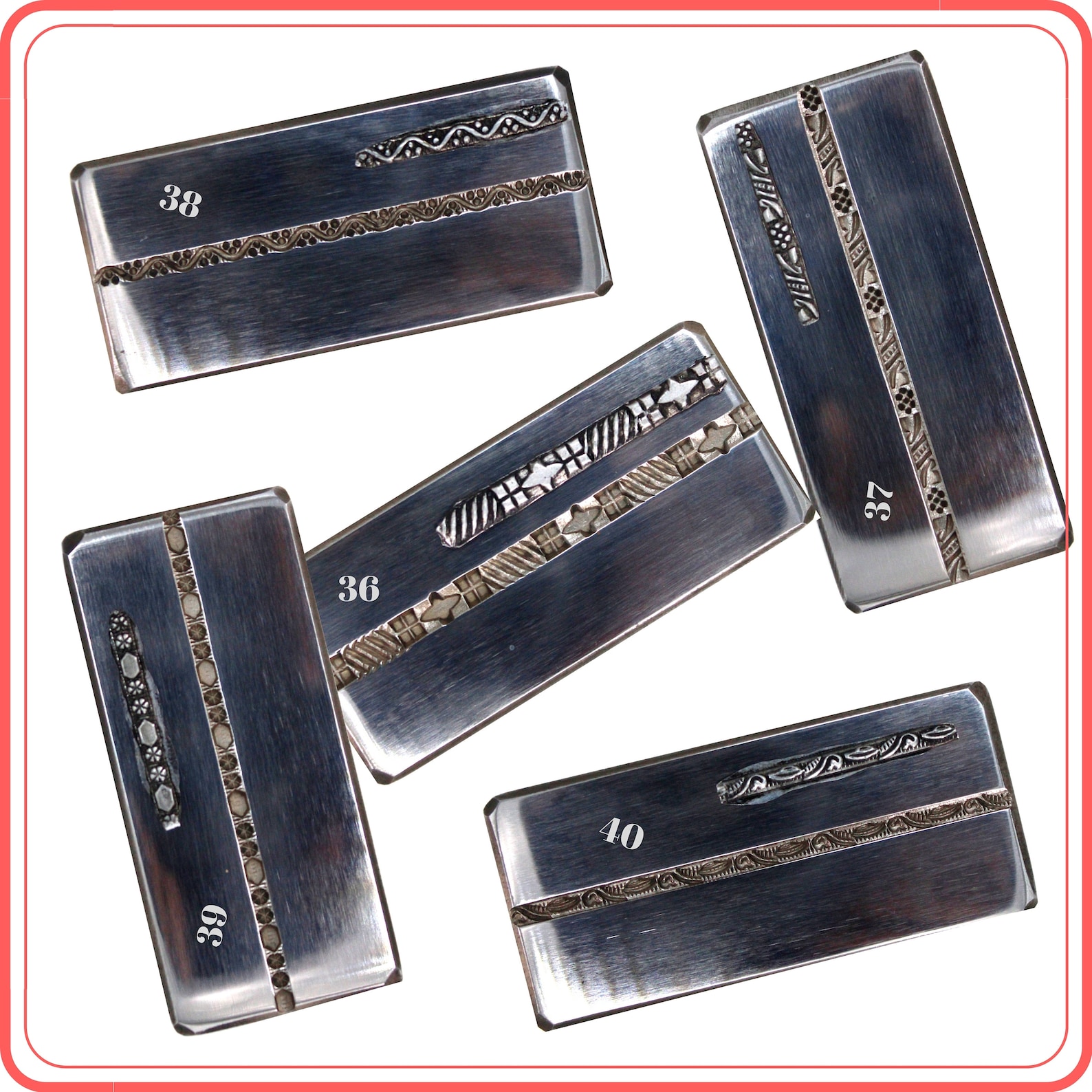 Strip Dies for Bangles Rings Deep Jewelry Embossing Steel Border Dies