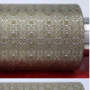 Metallstreifen Texturroller - Tiefes Musterdesign für die Schmuckherstellung (76 mm Breite)