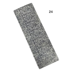 Stahl Textur Platte für Schmuck Walzwerk, Metall Impression Würfel