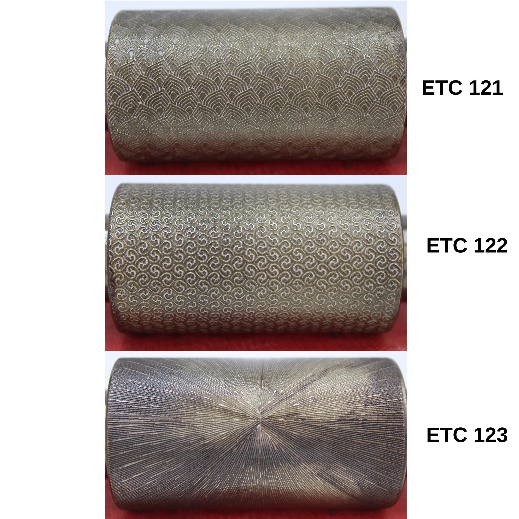 Rouleau à Texture ETC31 Pour Laminoir - Motif Design Neuf - Bijouterie Artisanale