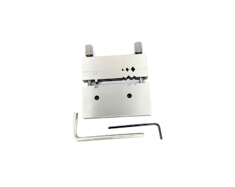 Jewelers saw Jig - Miter Cutting Jig, Precision Metal Cutting Tool, Adjustable - Pipe/Sheet/Wire cutting Jig - Every Jewelers Handy Tool