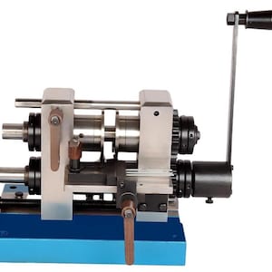 Máquina de corte ajustável para tiras de metal macio, ideal para joalheria, ourivesaria, pratearia e trabalho com cobre.