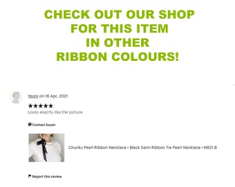 ★早期完売★Numbering★MINI RIBBON PEARL NECKLACE#9708★人気 Chunky Pearl Ribbon Necklace • Blush Pink Satin Ribbon Tie