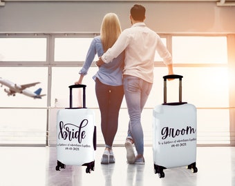 Booze And Besties - Personalized Luggage Cover
