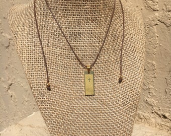 Our Father Prayer Necklace