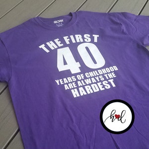 The First XX Years of Childhood Birthday Shirt