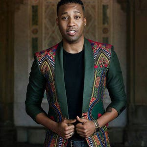 Dashiki Jacket, African print Jacket, Ankara Men's Jacket, Gift for Him, Express Shipping, free shipping