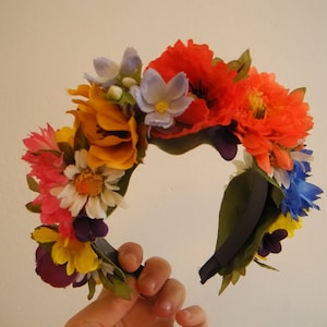 Capacete de flores, guirlanda floral, coroa de flores, acessórios de cabelo de noiva, coroa de casamento, festa, celebração, presente original, halo de flores