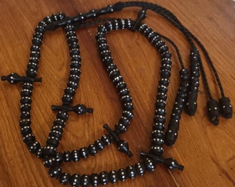 Tasbih Tidjiani en bois d'ébène