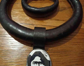 Ndombou batt and Baye Fall leather bracelet.
