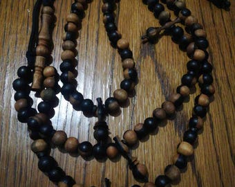 Tasbih Tidjiani in ebony wood