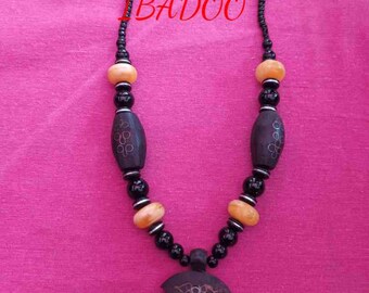 African beaded necklace