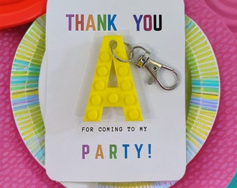 Brick Style Keychain - Party Bags -  Keychain Favors For Guest, Birthday and Baptism gifts, Favors, Baby Shower Favors, Newborn Baby Guest