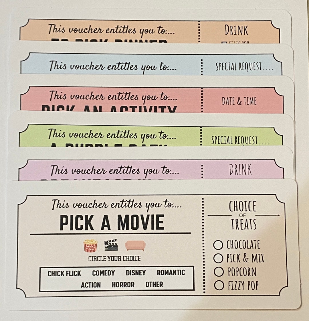 Mum, Girlfriend, Friend, Daughter Unique Gift Idea, Vouchers, Special Occasion, Mothersday