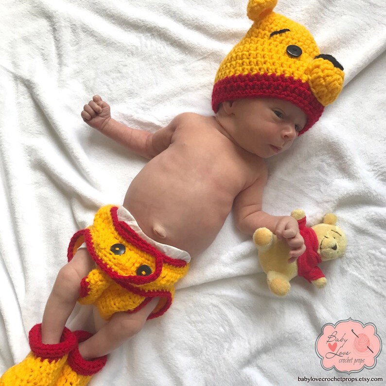 Disney Winnie the Pooh Inspired Infant Newborn Baby Outfit Etsy