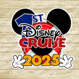 1st Disney Cruise Personalized Magnet For Cruise Ship Stateroom Door