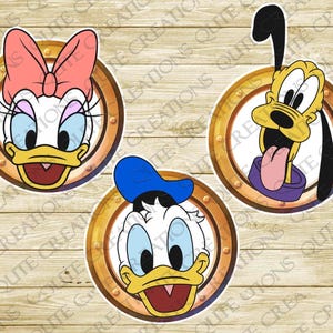 Port Hole Disney Character Magnet For Cruise Ship Stateroom Door