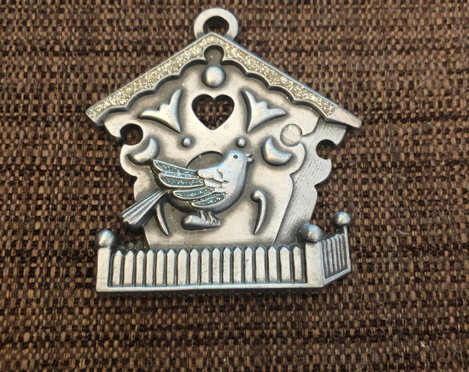Engraved Christmas Tree Ornament (Bird House)
