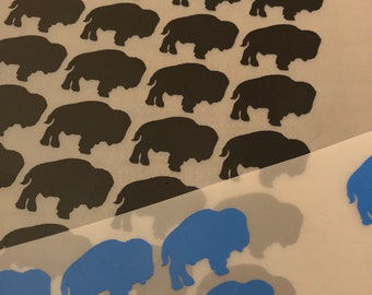 48 buffalo Stickers (approximately 1.25” wide)