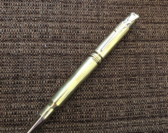 Personalized Gun Shell Ballpoint Pen (engraved with name or initials)
