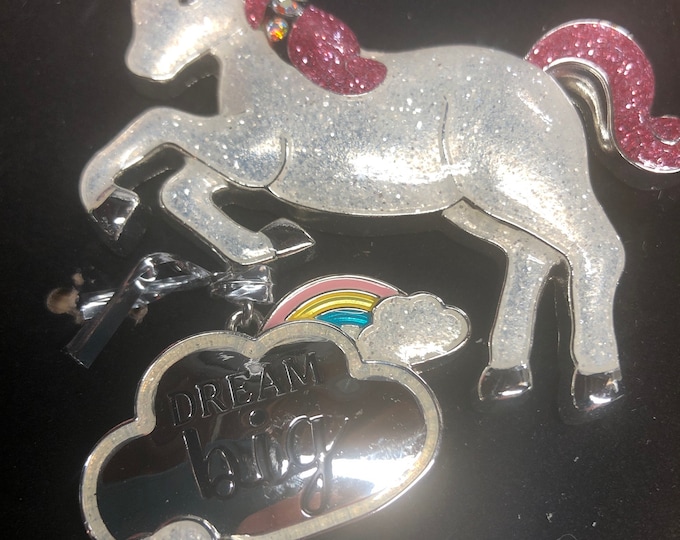 Engraved Christmas Tree Ornament (Unicorn - Dream Big)