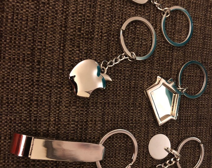 Personalized Keychains (engraved) VARIOUS STYLES