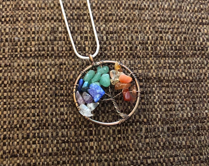 Tree of Life Chakra Pendant