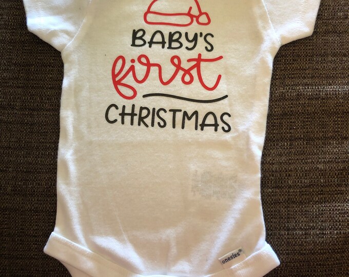 Baby’s First Christmas bodysuit