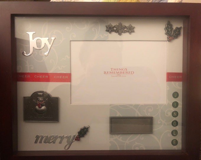 Personalized Holiday Shadowbox Frame