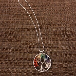 Tree of Life Chakra Pendant