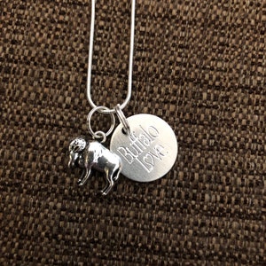 Buffalo Love Necklace with Buffalo Charm