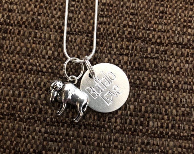 Buffalo Love Necklace with Buffalo Charm