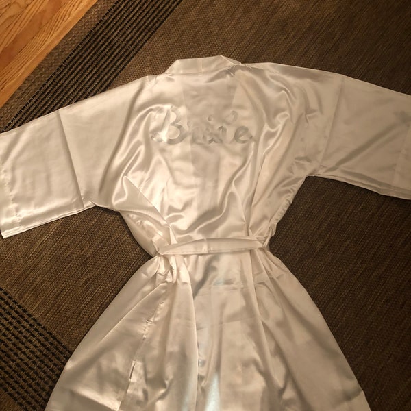 Personalized Satin Robe