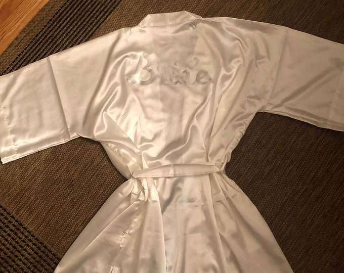 Personalized Satin Robe