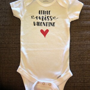 Valentine&#39;s Day: Little Miss Valentine Bodysuit/T-Shirt