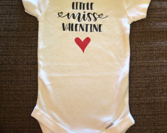 Valentine's Day: Little Miss Valentine Bodysuit/T-Shirt