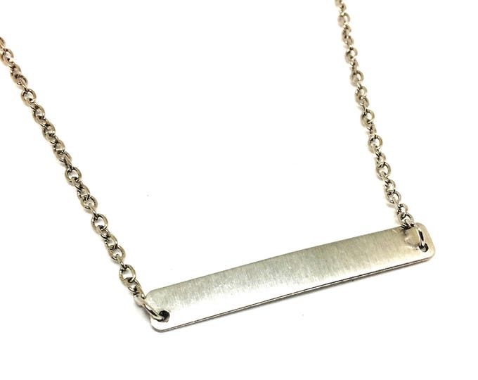 Namebar Necklaces and Monogram Necklaces