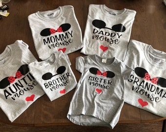 Family Mouse Shirts