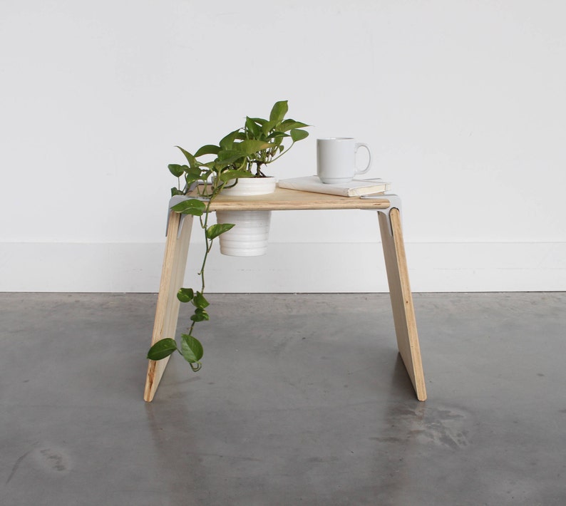 Plant Stand & Side Table available W/o Hole for Planter Etsy