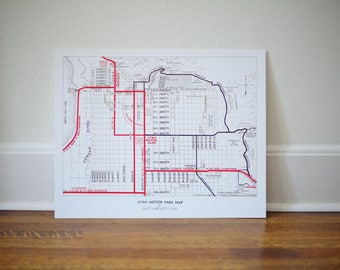 Stampa mappa Vintage SLC