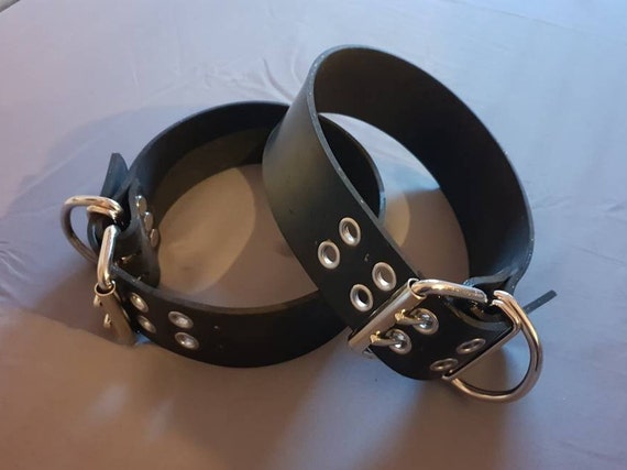 Heavy Rubber Bondage Waist Belt locking -  Ireland
