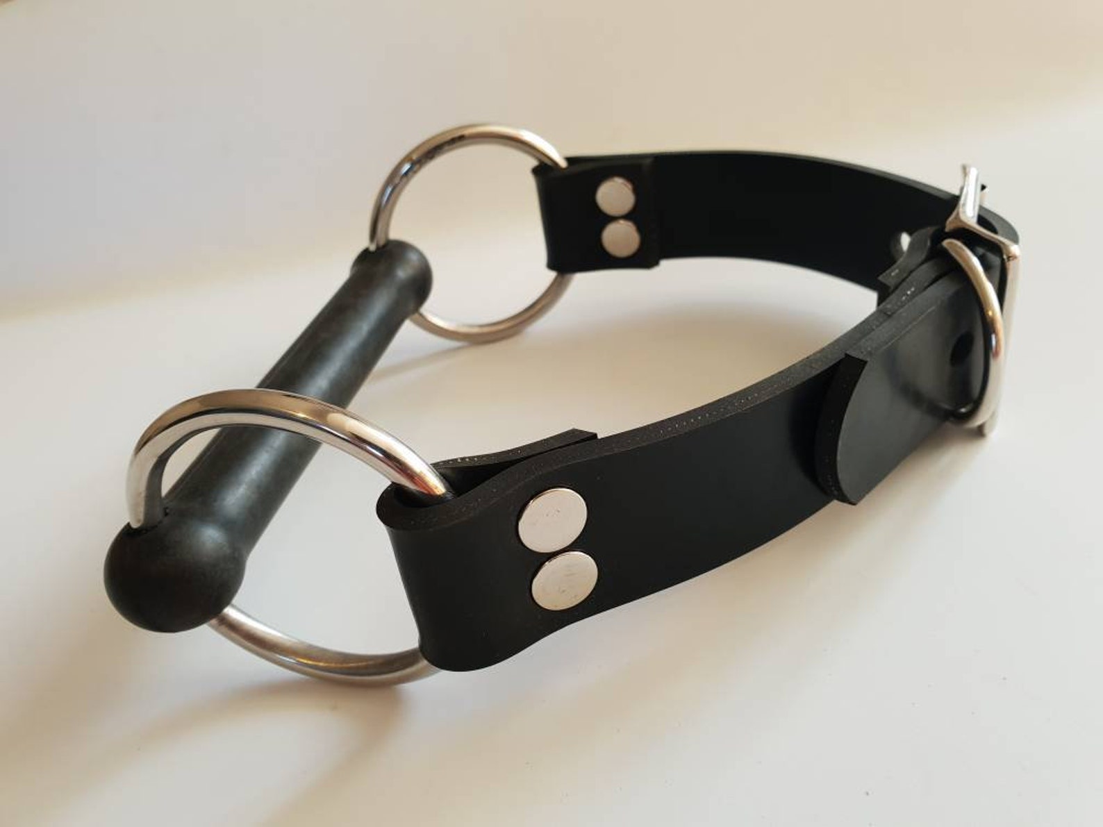 Rubber horse bit gag with reins for pony play BDSM and Etsy