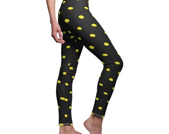 Lemon Leggings, Women&#39;s Cut & Sew Casual Leggings