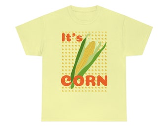 トップス Corn T-Shirt corn-crop-top-funny-farmer-