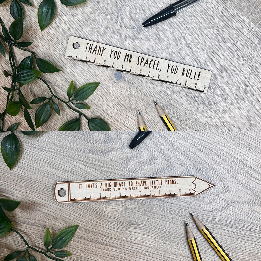 Novelt Ruler Personalised Teacher Gift Novelty Ruler Teacher's Gift - Etsy