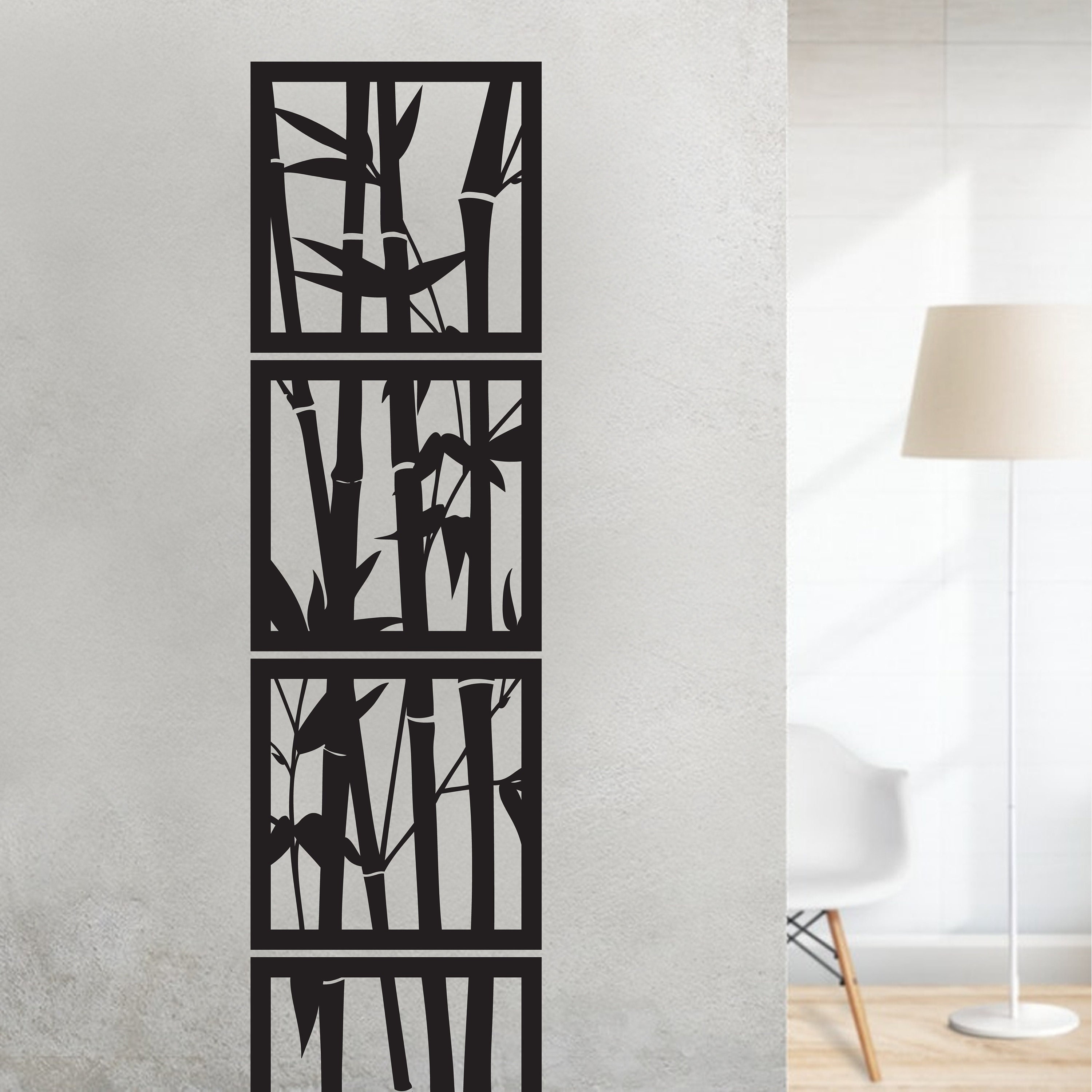 BAMBOO Wall Art Japanese Wall Art Decorative Acrylic & - Etsy