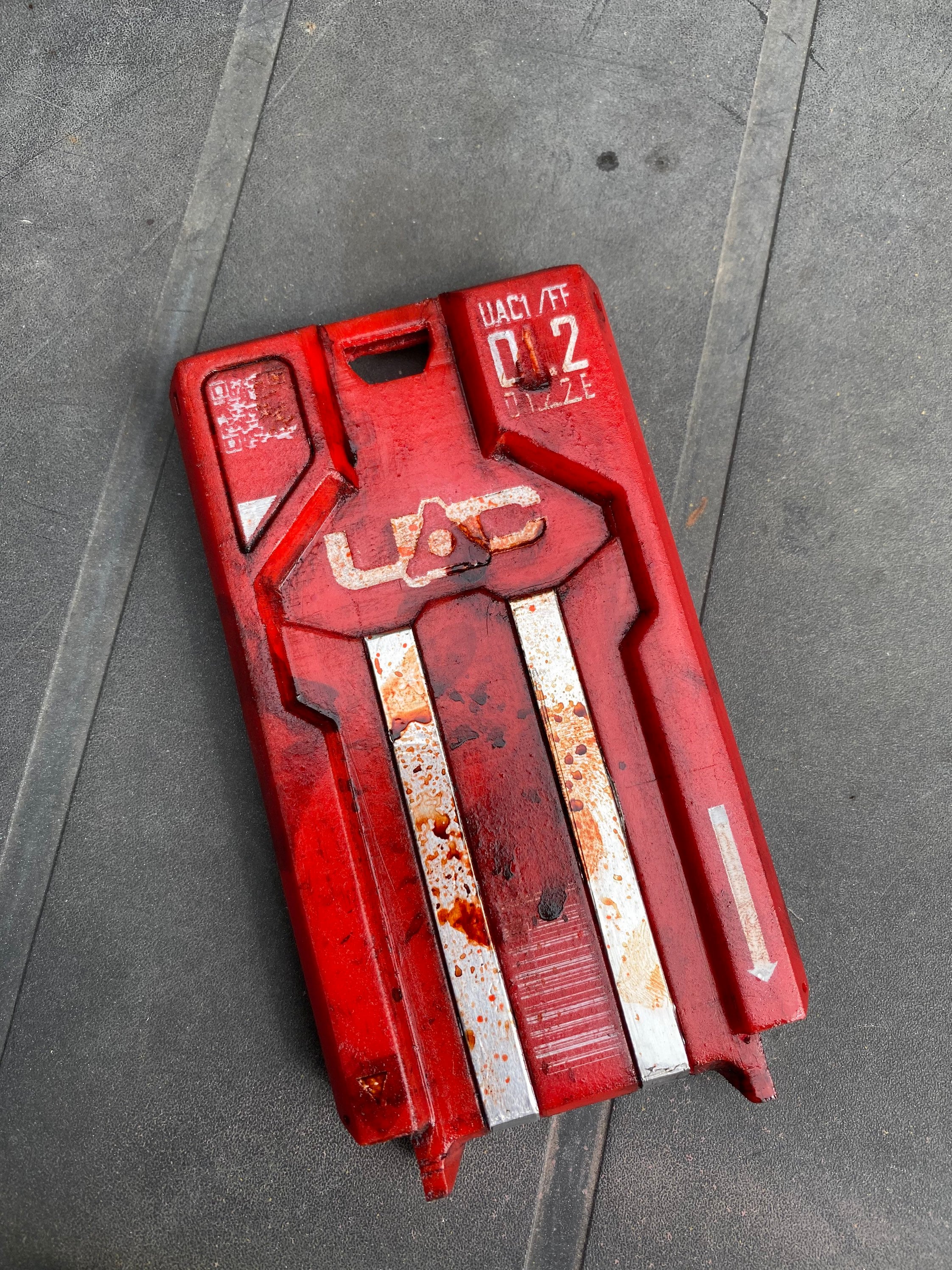 DOOM Eternal KeyCard Key 3d Print 3D Print Model ubicaciondepersonas