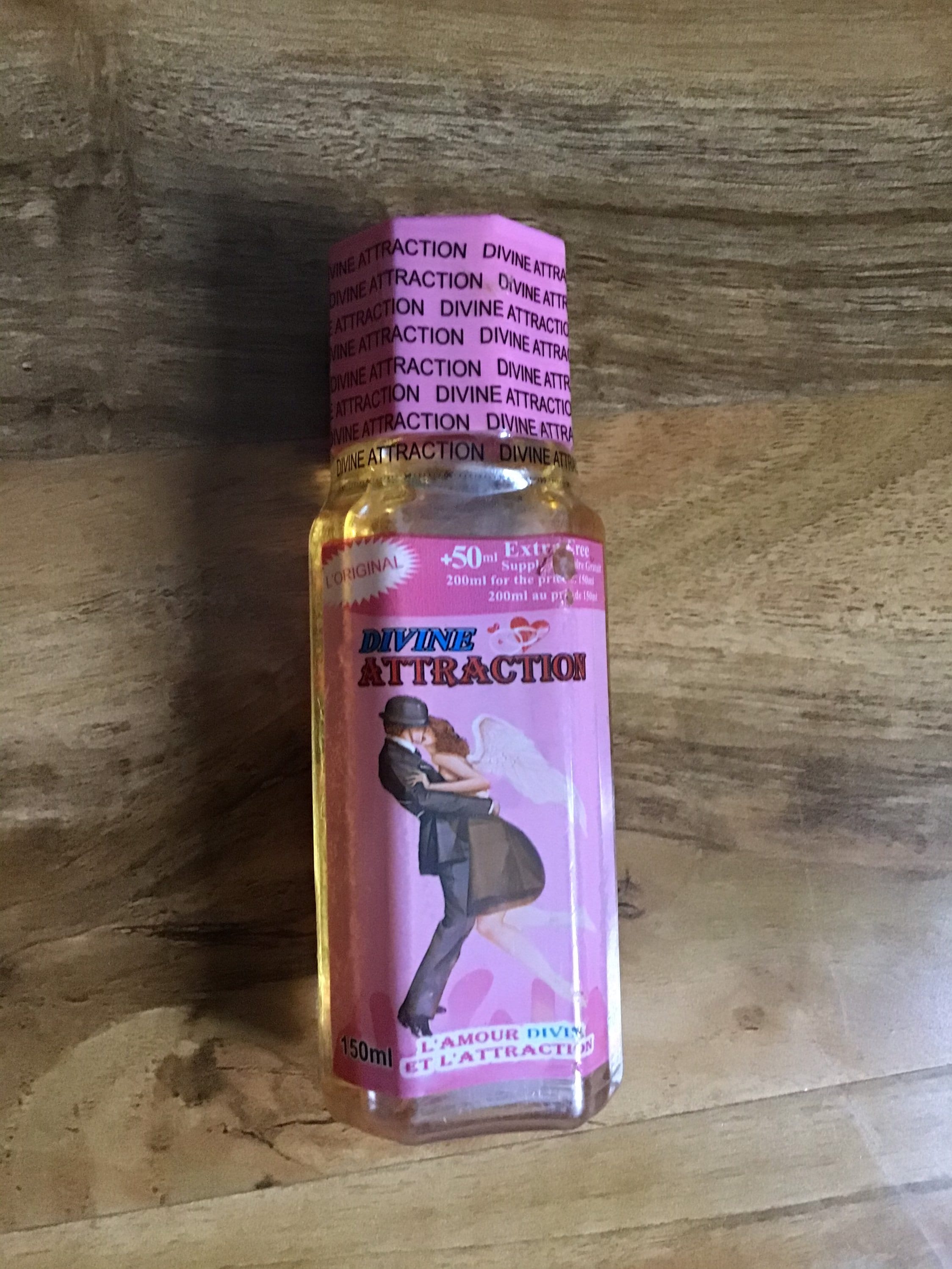 Parfum Divine Attraction Spirituel - 150ml Naturel Sans Alcool - Notes Agrumes & Jasmin