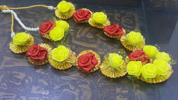 Beautiful Bridal Gota Flower Handmade Jewelry Etsy